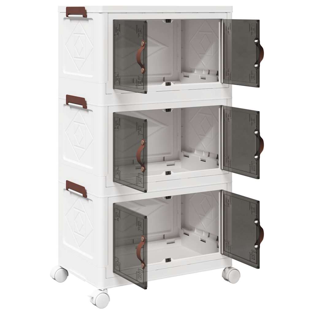 Sukraunama daiktadėžė su ratukais, 28 L, 48,5×29,5×86 cm Sukraunama daiktadėžė su ratukais, 28 L, 48,5x29,5x86 cm - Image 5