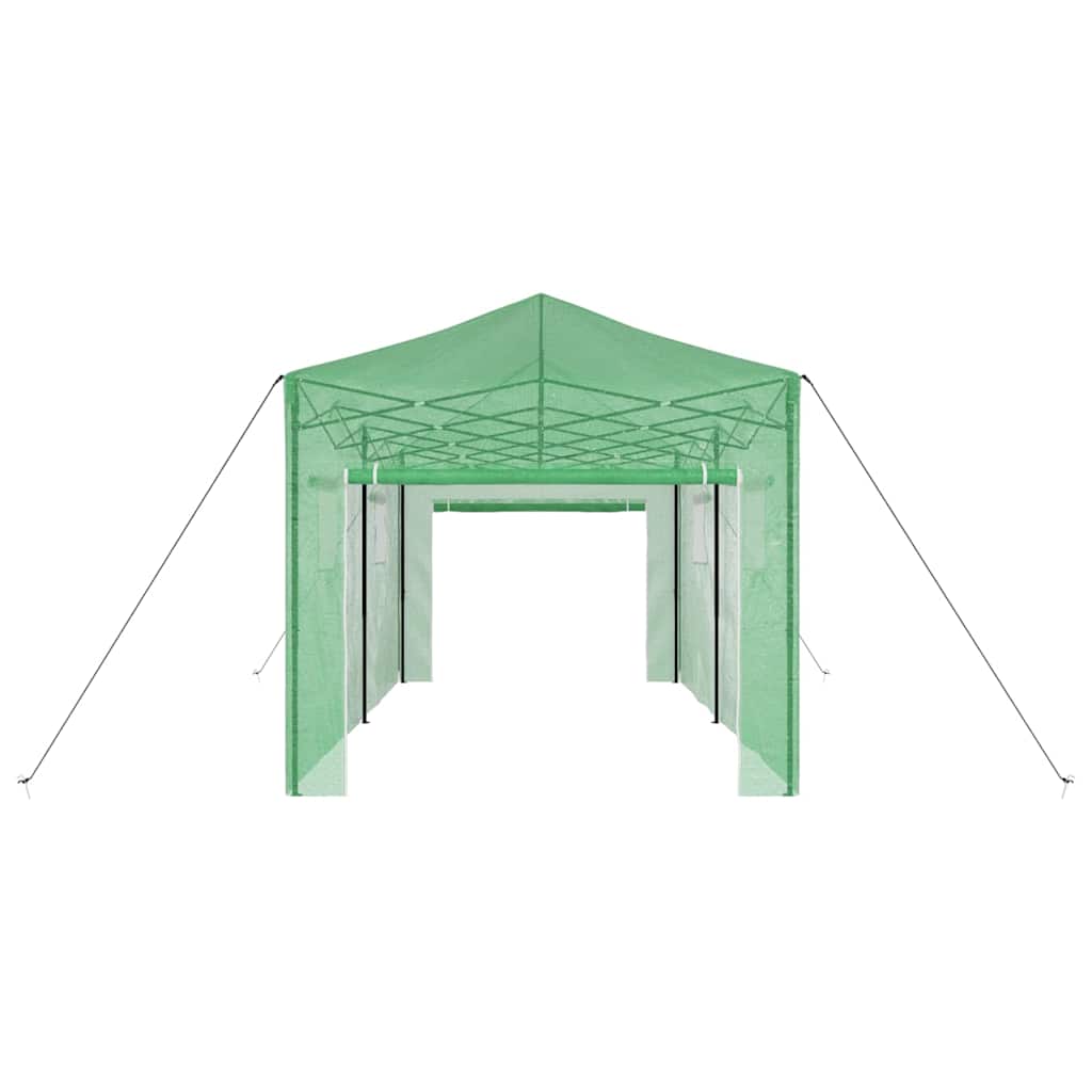 Šiltnamis su išskleidžiamu rėmu Žalia 290 x 580 x 315 cm Šiltnamis su išskleidžiamu rėmu Žalia 290 x 580 x 315 cm - Image 7