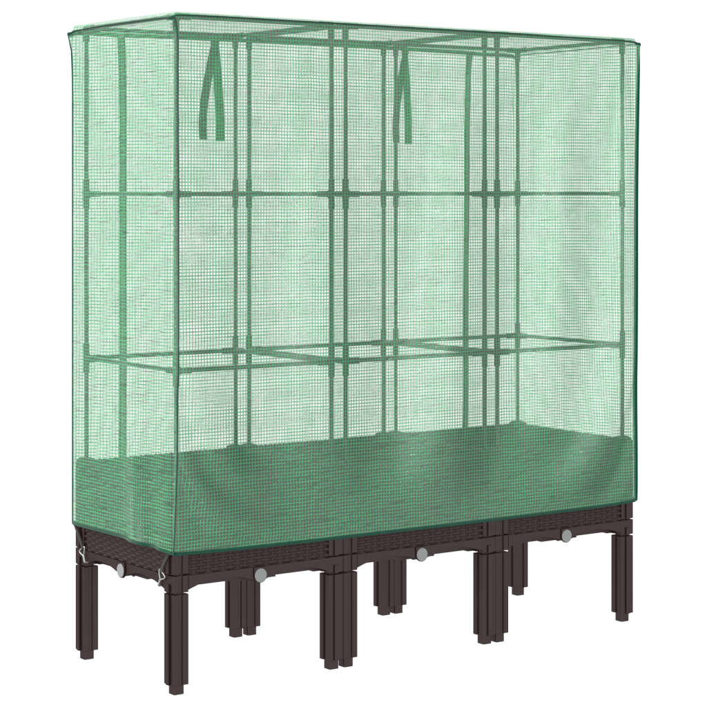 Pakelta lysvė su šiltnamio dangčiu, 120x40x140cm Pakelta lysvė su šiltnamio dangčiu, 120x40x140cm - Image 6
