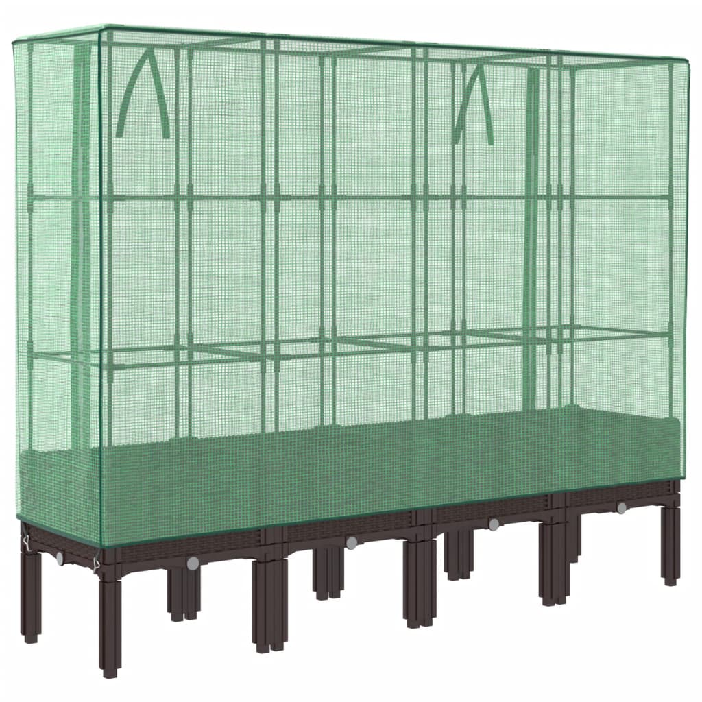 Pakelta lysvė su šiltnamio dangčiu, 160x40x140cm Pakelta lysvė su šiltnamio dangčiu, 160x40x140cm - Image 6