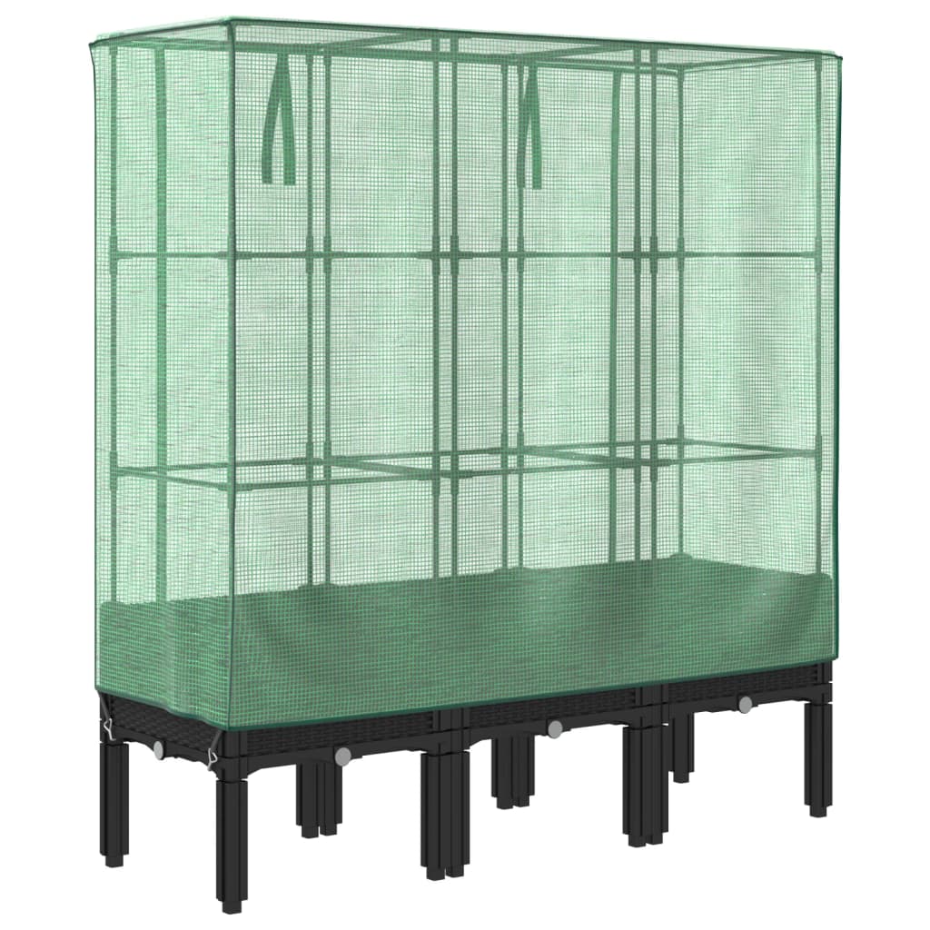 Pakelta lysvė su šiltnamio dangčiu, 120x40x140cm Pakelta lysvė su šiltnamio dangčiu, 120x40x140cm - Image 6