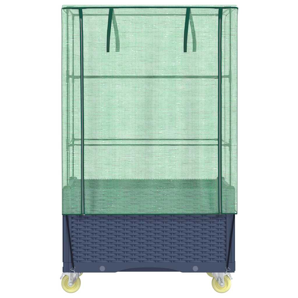 Pakelta lysvė su uždangalu ir rateliais, 80x50x182cm Pakelta lysvė su uždangalu ir rateliais, 80x50x182cm - Image 4