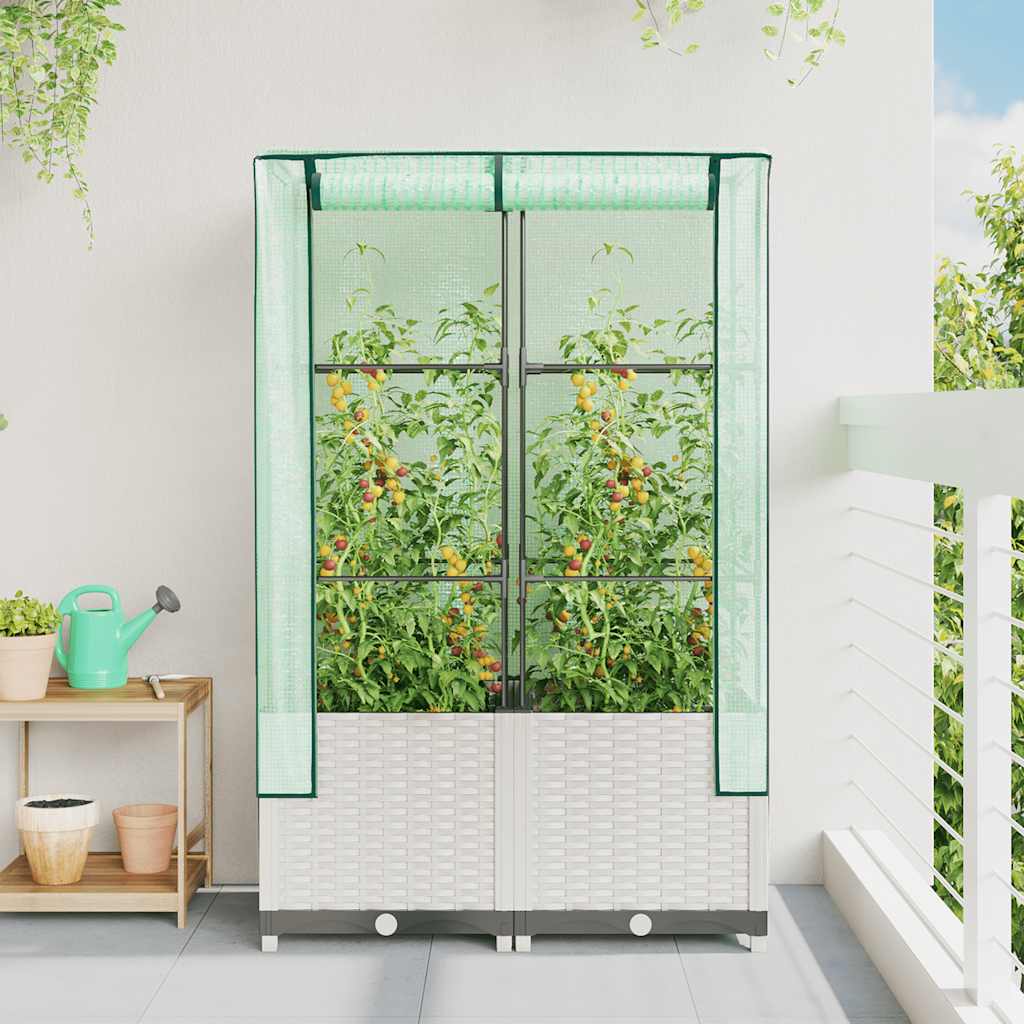 Pakelta lysvė su šiltnamio dangčiu, 80x40x138cm Pakelta lysvė su šiltnamio dangčiu, 80x40x138cm - Image 3