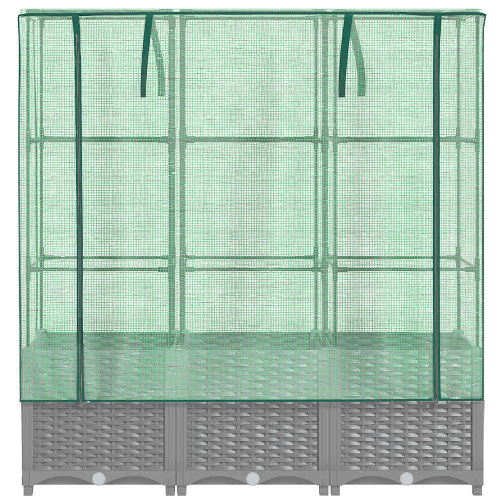 Pakelta lysvė su šiltnamio dangčiu, 120x40x138cm Pakelta lysvė su šiltnamio dangčiu, 120x40x138cm - Image 4