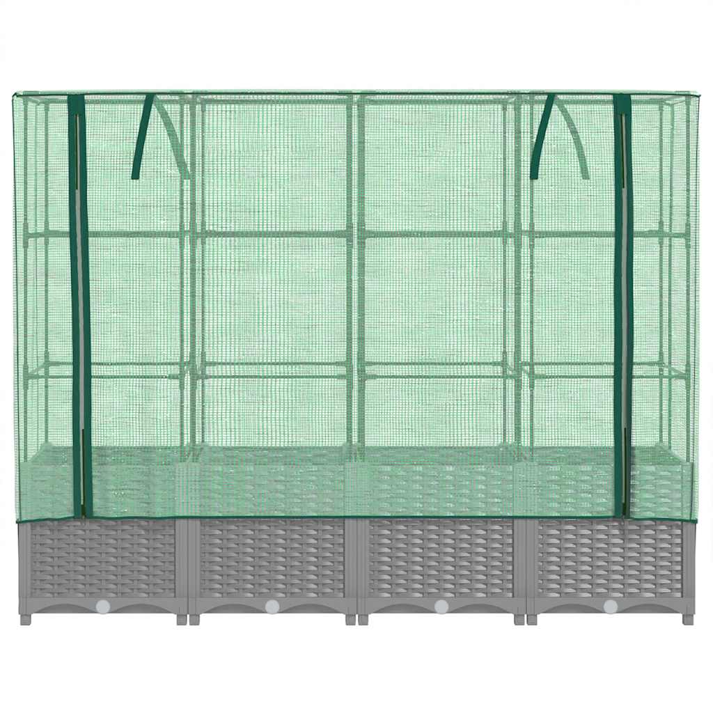 Pakelta lysvė su šiltnamio dangčiu, 160x40x138cm Pakelta lysvė su šiltnamio dangčiu, 160x40x138cm - Image 4