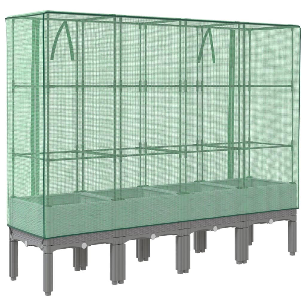 Pakelta lysvė su šiltnamio dangčiu, 160x40x140cm Pakelta lysvė su šiltnamio dangčiu, 160x40x140cm - Image 6