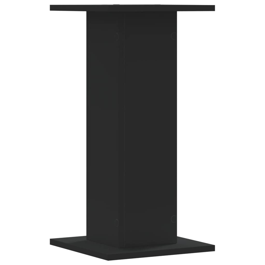 Stovai augalams, 2vnt., juodi, 30x30x60cm, apdirbta mediena Stovai augalams, 2vnt., juodi, 30x30x60cm, apdirbta mediena - Image 6