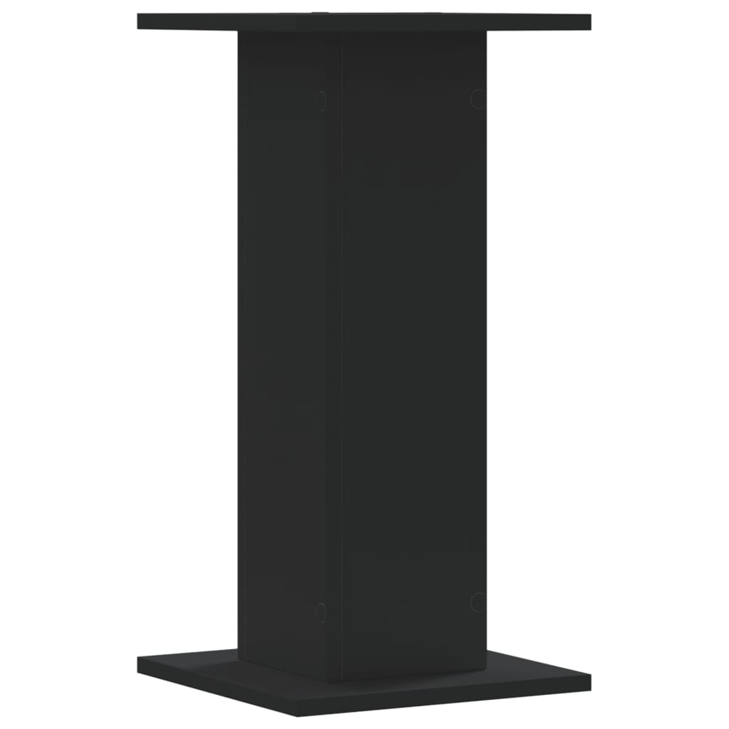 Stovai augalams, 2vnt., juodi, 30x30x60cm, apdirbta mediena Stovai augalams, 2vnt., juodi, 30x30x60cm, apdirbta mediena - Image 7