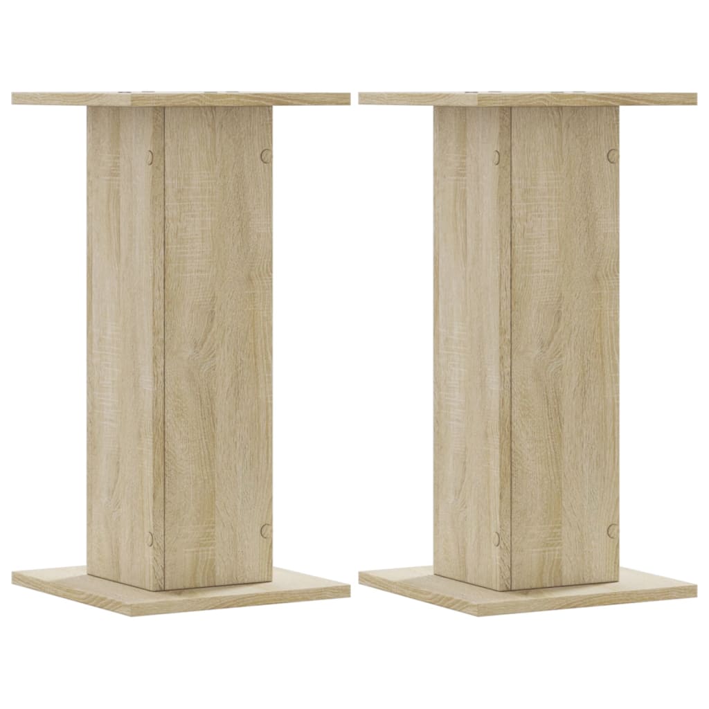 Stovai augalams, 2vnt., ąžuolo, 30x30x60cm, apdirbta mediena Stovai augalams, 2vnt., ąžuolo, 30x30x60cm, apdirbta mediena - Image 3
