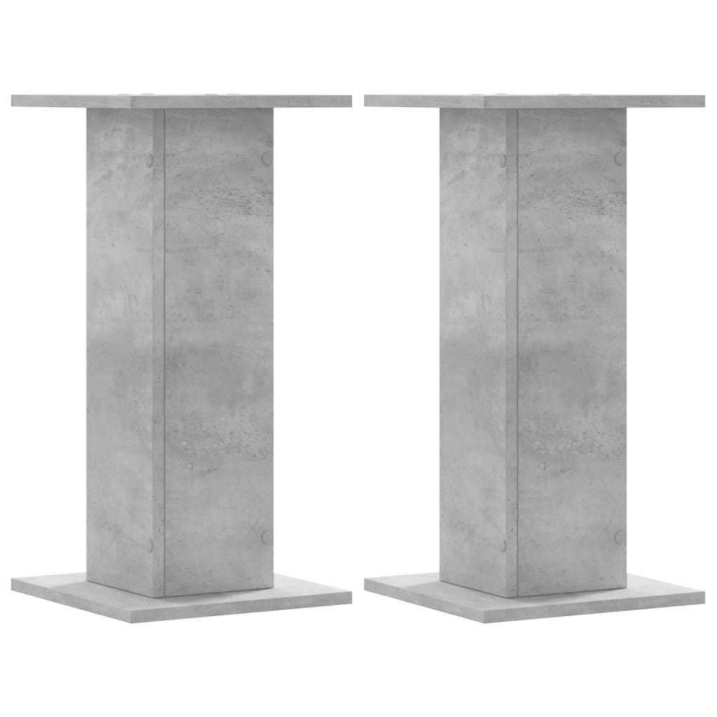 Stovai augalams, 2vnt., betono, 30x30x60cm, apdirbta mediena Stovai augalams, 2vnt., betono, 30x30x60cm, apdirbta mediena - Image 3