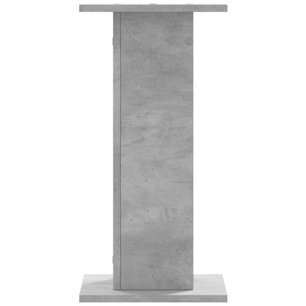 Stovai augalams, 2vnt., betono, 30x30x60cm, apdirbta mediena Stovai augalams, 2vnt., betono, 30x30x60cm, apdirbta mediena - Image 5