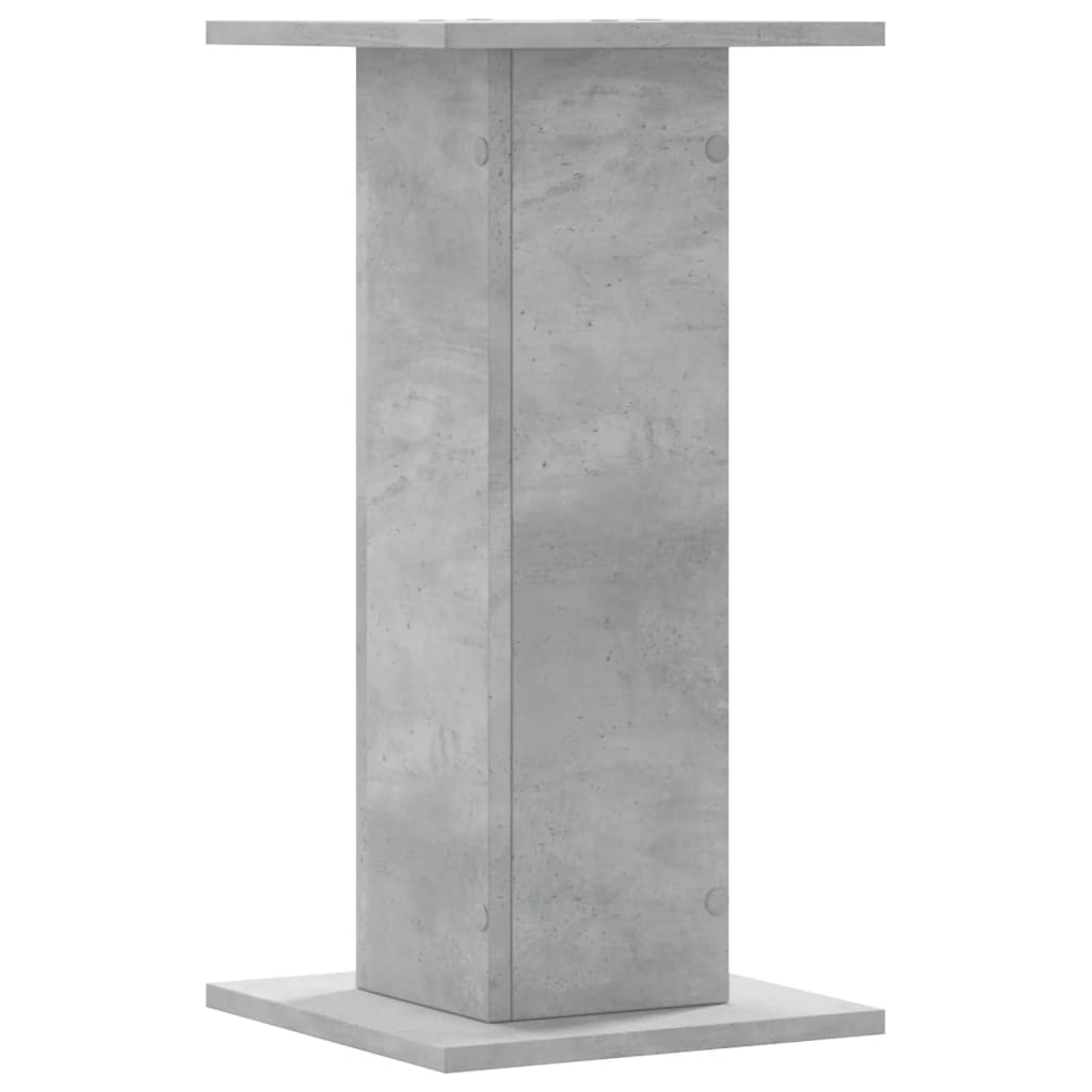 Stovai augalams, 2vnt., betono, 30x30x60cm, apdirbta mediena Stovai augalams, 2vnt., betono, 30x30x60cm, apdirbta mediena - Image 6