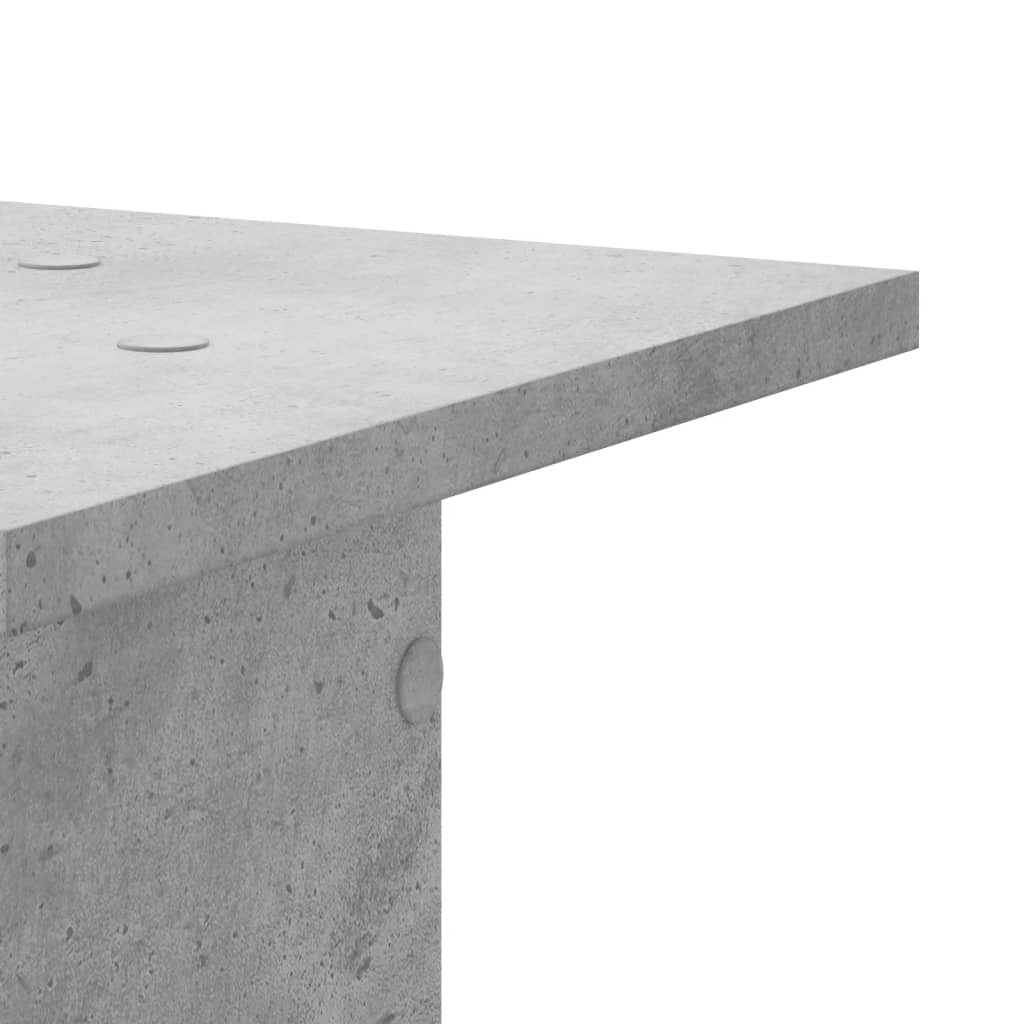 Stovai augalams, 2vnt., betono, 30x30x60cm, apdirbta mediena Stovai augalams, 2vnt., betono, 30x30x60cm, apdirbta mediena - Image 9