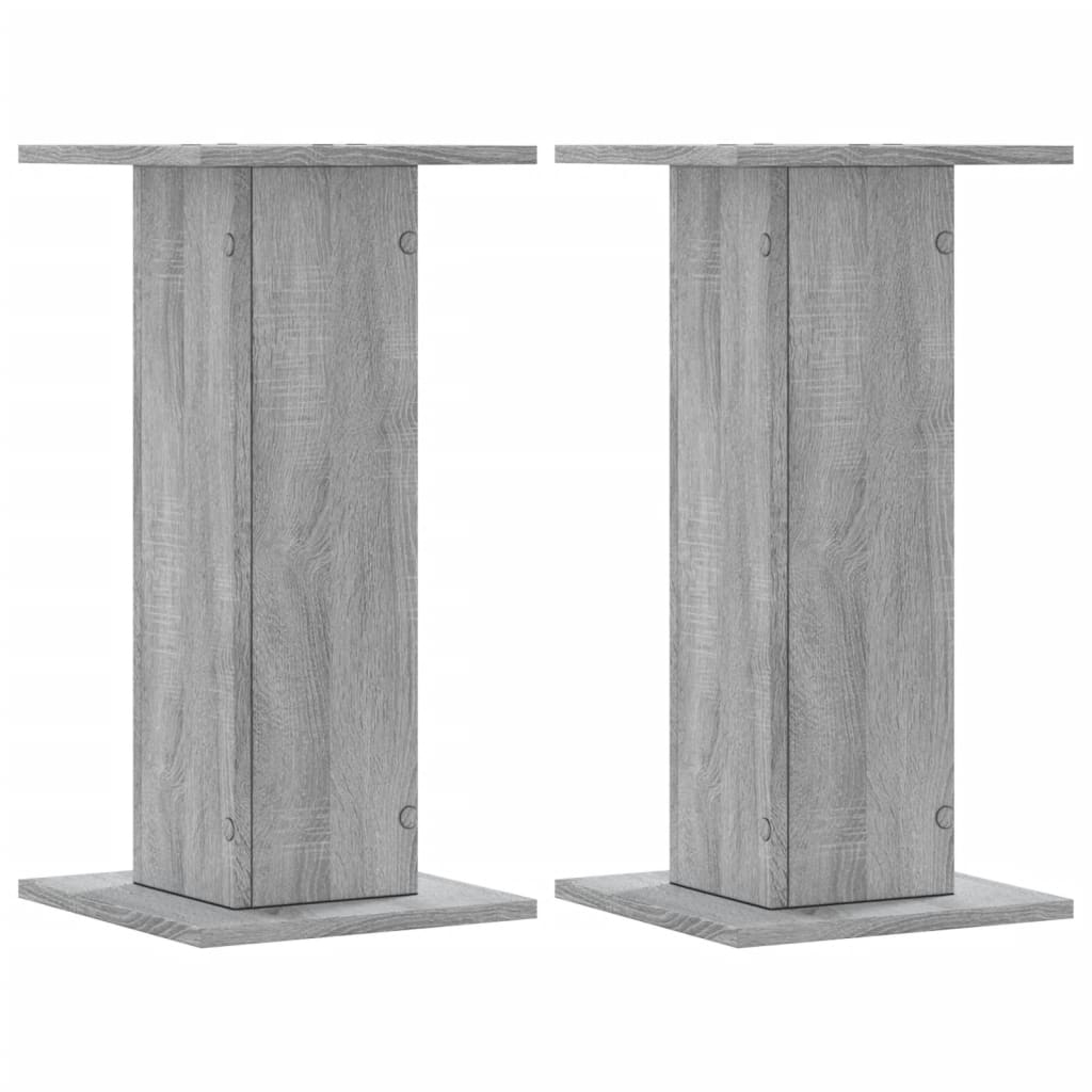 Stovai augalams, 2vnt., pilki ąžuolo, 30x30x60cm, mediena Stovai augalams, 2vnt., pilki ąžuolo, 30x30x60cm, mediena - Image 3