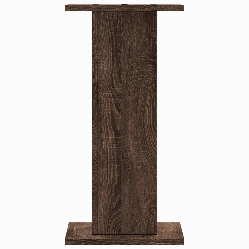 Stovai augalams, 2vnt., rudi ąžuolo, 30x30x60cm, mediena Stovai augalams, 2vnt., rudi ąžuolo, 30x30x60cm, mediena - Image 5