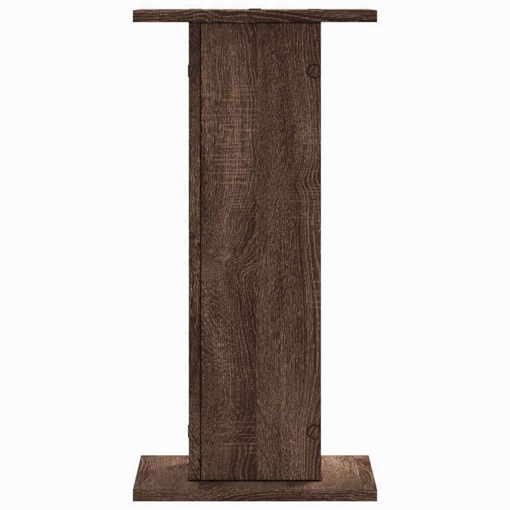 Stovai augalams, 2vnt., rudi ąžuolo, 30x30x60cm, mediena Stovai augalams, 2vnt., rudi ąžuolo, 30x30x60cm, mediena - Image 8