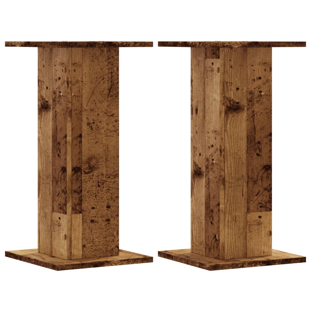 Stovai augalams, 2vnt., sendintos medienos, 30x30x60cm, mediena Stovai augalams, 2vnt., sendintos medienos, 30x30x60cm, mediena - Image 3