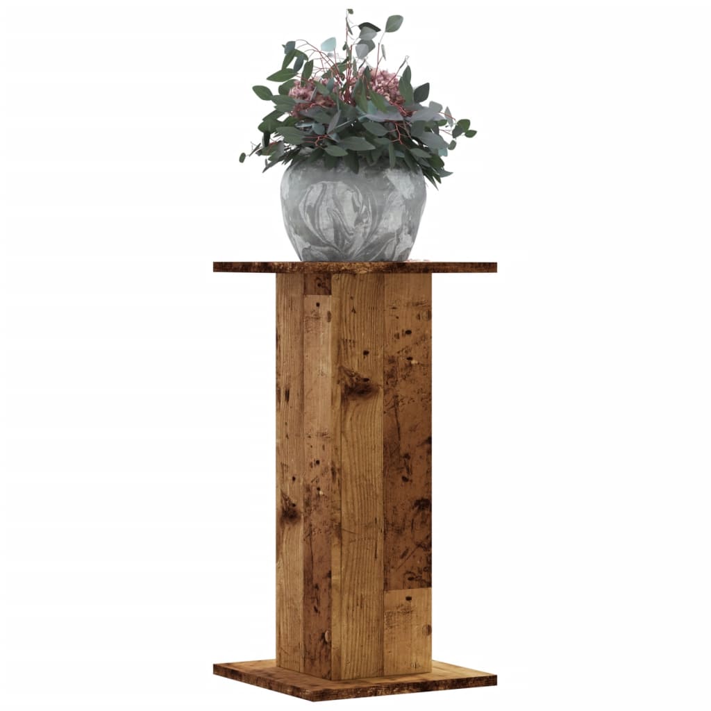 Stovai augalams, 2vnt., sendintos medienos, 30x30x60cm, mediena Stovai augalams, 2vnt., sendintos medienos, 30x30x60cm, mediena - Image 2