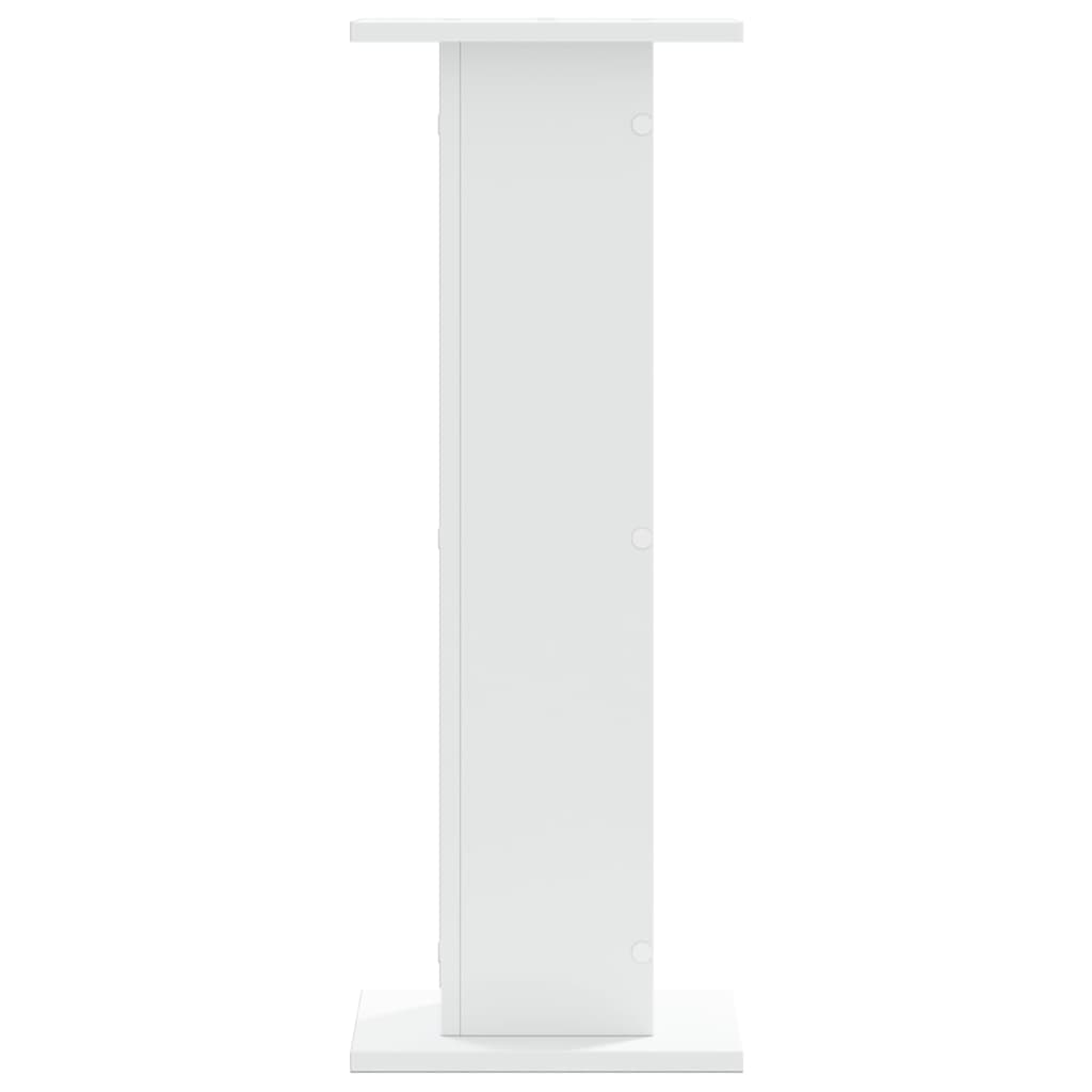 Stovai augalams, 2vnt., balti, 30x30x80cm, apdirbta mediena Stovai augalams, 2vnt., balti, 30x30x80cm, apdirbta mediena - Image 5