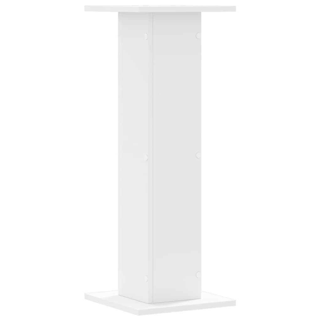 Stovai augalams, 2vnt., balti, 30x30x80cm, apdirbta mediena Stovai augalams, 2vnt., balti, 30x30x80cm, apdirbta mediena - Image 6