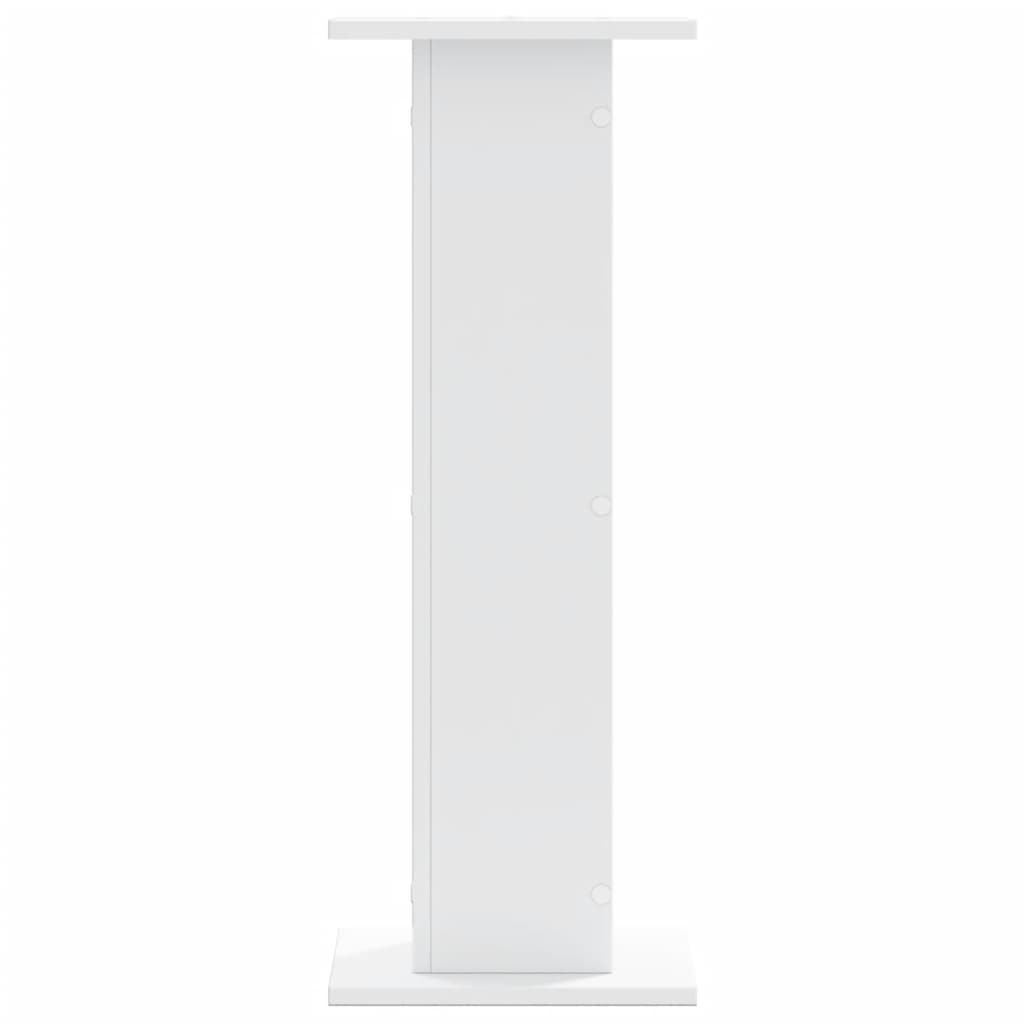 Stovai augalams, 2vnt., balti, 30x30x80cm, apdirbta mediena Stovai augalams, 2vnt., balti, 30x30x80cm, apdirbta mediena - Image 8