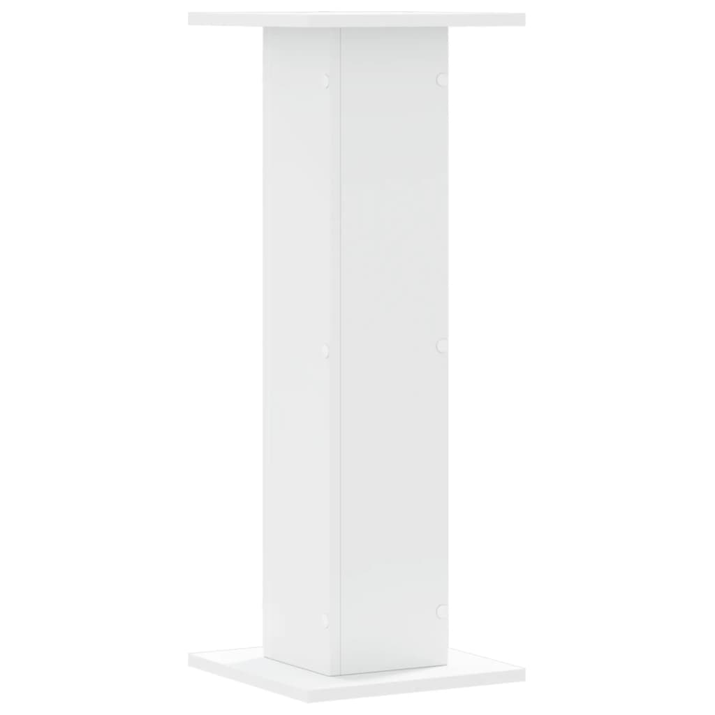 Stovai augalams, 2vnt., balti, 30x30x80cm, apdirbta mediena Stovai augalams, 2vnt., balti, 30x30x80cm, apdirbta mediena - Image 7