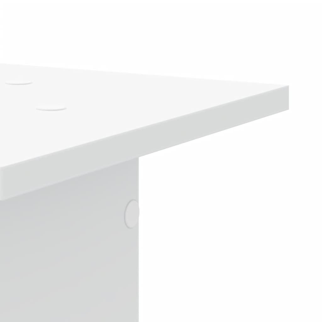 Stovai augalams, 2vnt., balti, 30x30x80cm, apdirbta mediena Stovai augalams, 2vnt., balti, 30x30x80cm, apdirbta mediena - Image 9