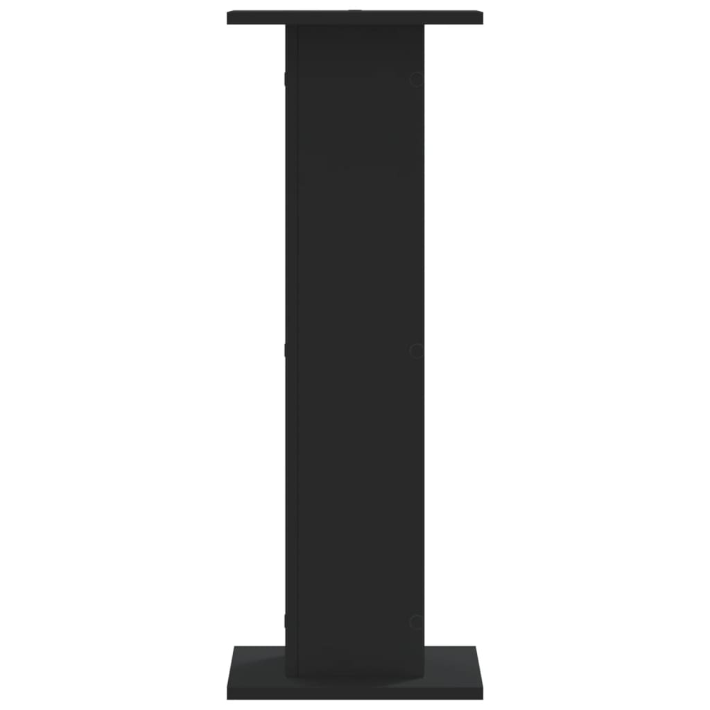 Stovai augalams, 2vnt., juodi, 30x30x80cm, apdirbta mediena Stovai augalams, 2vnt., juodi, 30x30x80cm, apdirbta mediena - Image 8