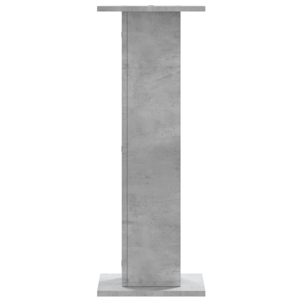 Stovai augalams, 2vnt., betono, 30x30x80cm, apdirbta mediena Stovai augalams, 2vnt., betono, 30x30x80cm, apdirbta mediena - Image 5
