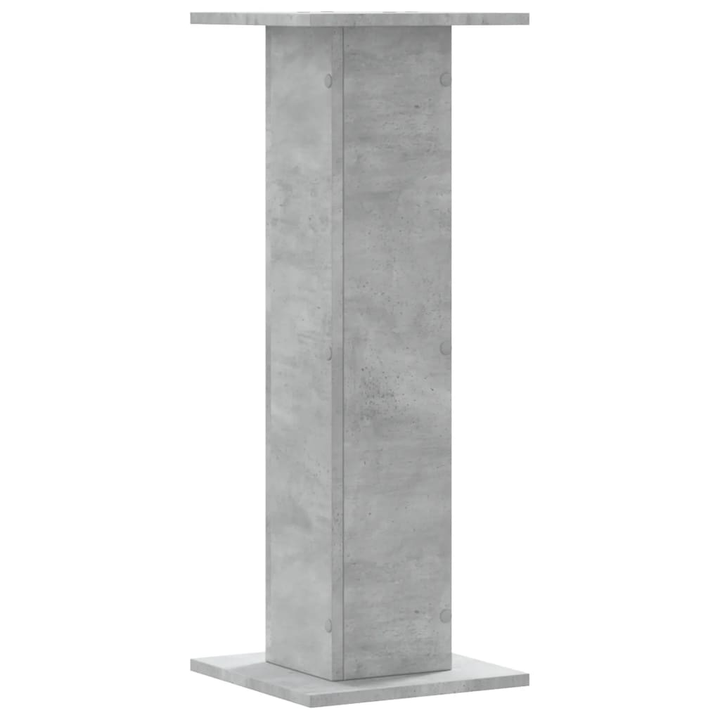 Stovai augalams, 2vnt., betono, 30x30x80cm, apdirbta mediena Stovai augalams, 2vnt., betono, 30x30x80cm, apdirbta mediena - Image 6