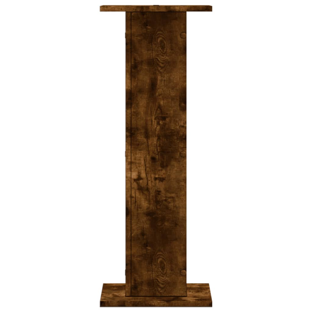 Stovai augalams, 2vnt., dūminiai, 30x30x80cm, apdirbta mediena Stovai augalams, 2vnt., dūminiai, 30x30x80cm, apdirbta mediena - Image 5