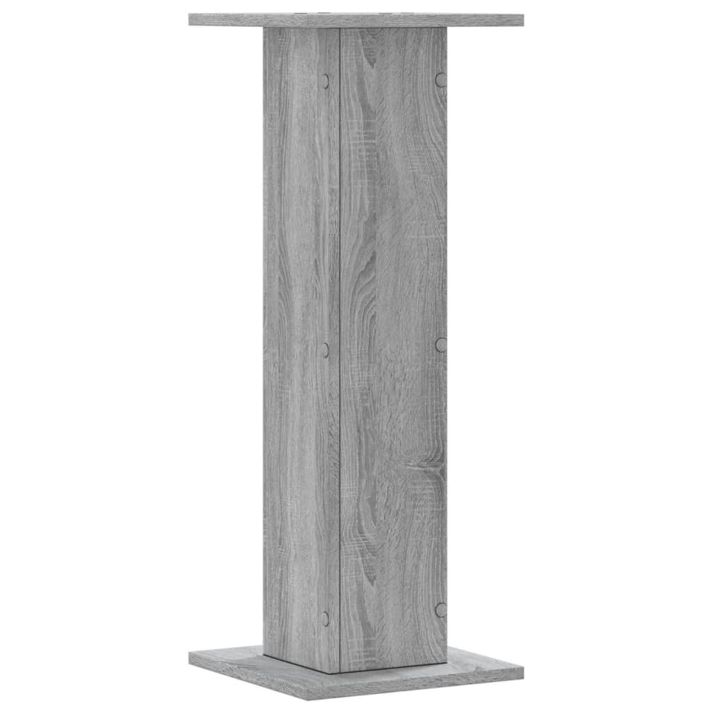 Stovai augalams, 2vnt., pilki ąžuolo, 30x30x80cm, mediena Stovai augalams, 2vnt., pilki ąžuolo, 30x30x80cm, mediena - Image 7