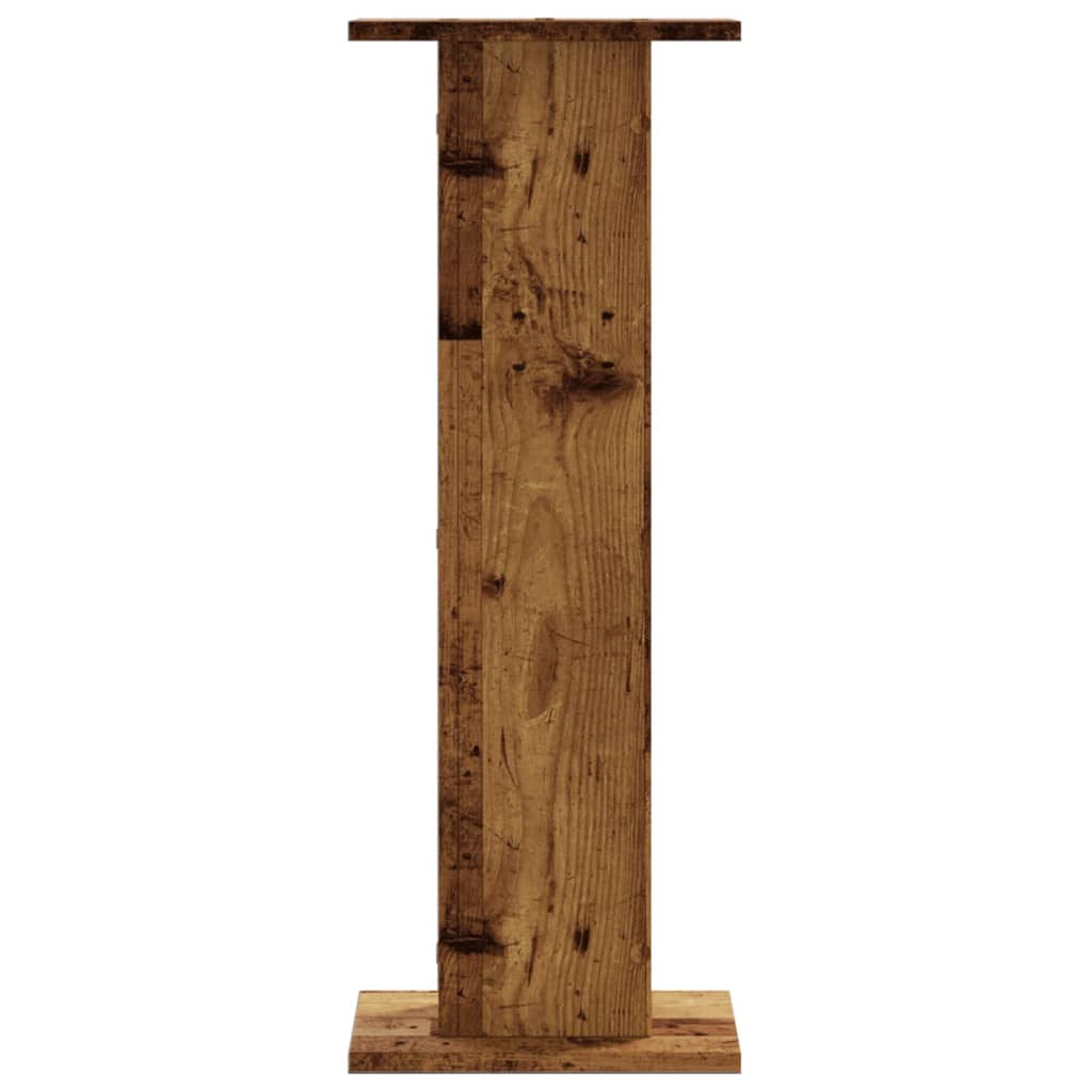 Stovai augalams, 2vnt., sendintos medienos, 30x30x80cm, mediena Stovai augalams, 2vnt., sendintos medienos, 30x30x80cm, mediena - Image 5
