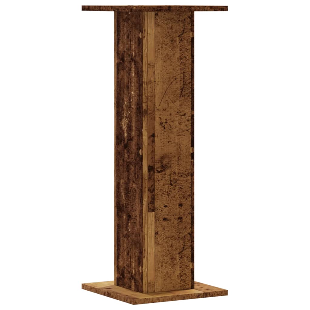 Stovai augalams, 2vnt., sendintos medienos, 30x30x80cm, mediena Stovai augalams, 2vnt., sendintos medienos, 30x30x80cm, mediena - Image 6