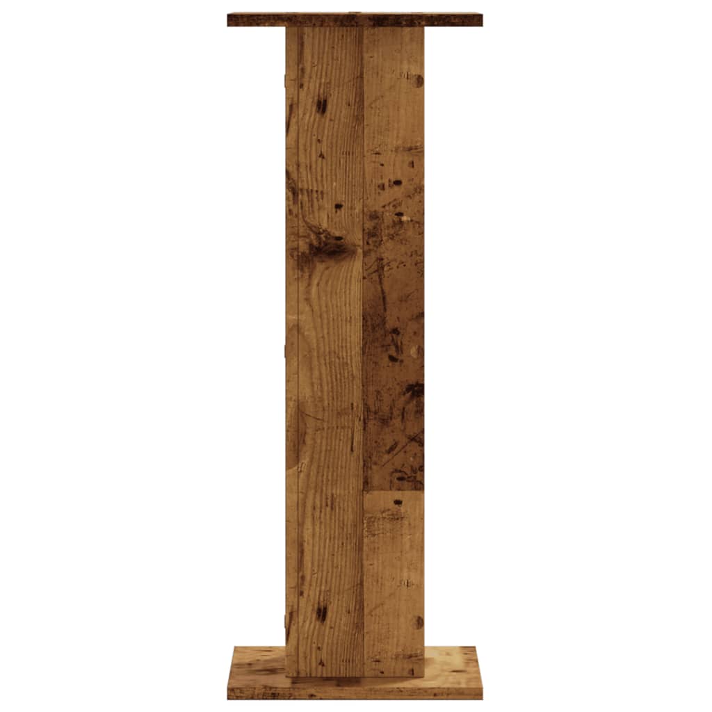 Stovai augalams, 2vnt., sendintos medienos, 30x30x80cm, mediena Stovai augalams, 2vnt., sendintos medienos, 30x30x80cm, mediena - Image 8