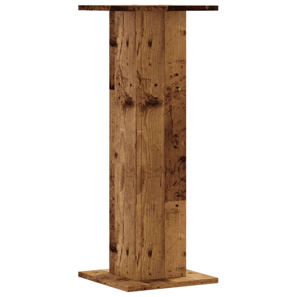 Stovai augalams, 2vnt., sendintos medienos, 30x30x80cm, mediena Stovai augalams, 2vnt., sendintos medienos, 30x30x80cm, mediena - Image 7