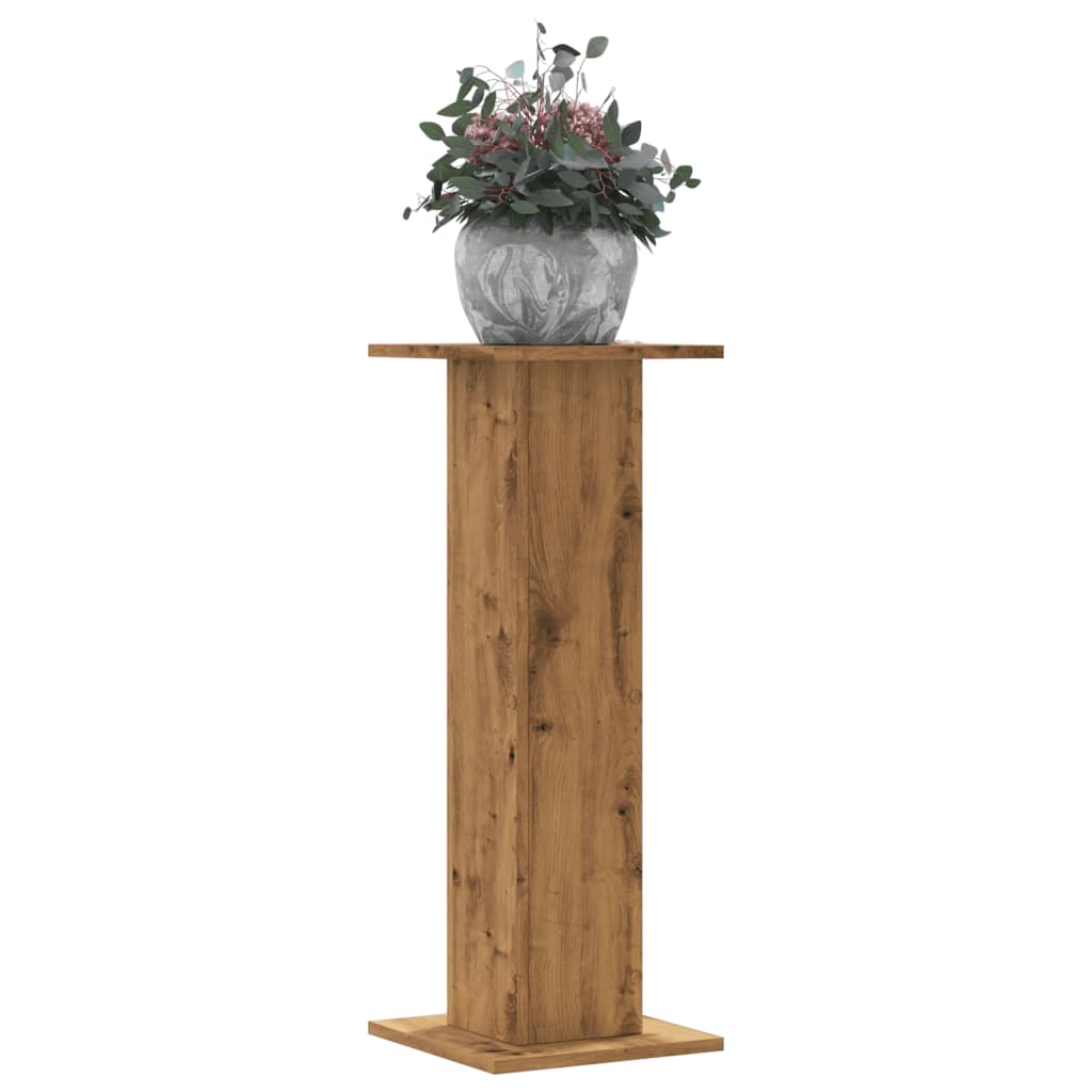 Stovai augalams, 2vnt., artisano ąžuolo, 30x30x80cm, mediena Stovai augalams, 2vnt., artisano ąžuolo, 30x30x80cm, mediena - Image 2
