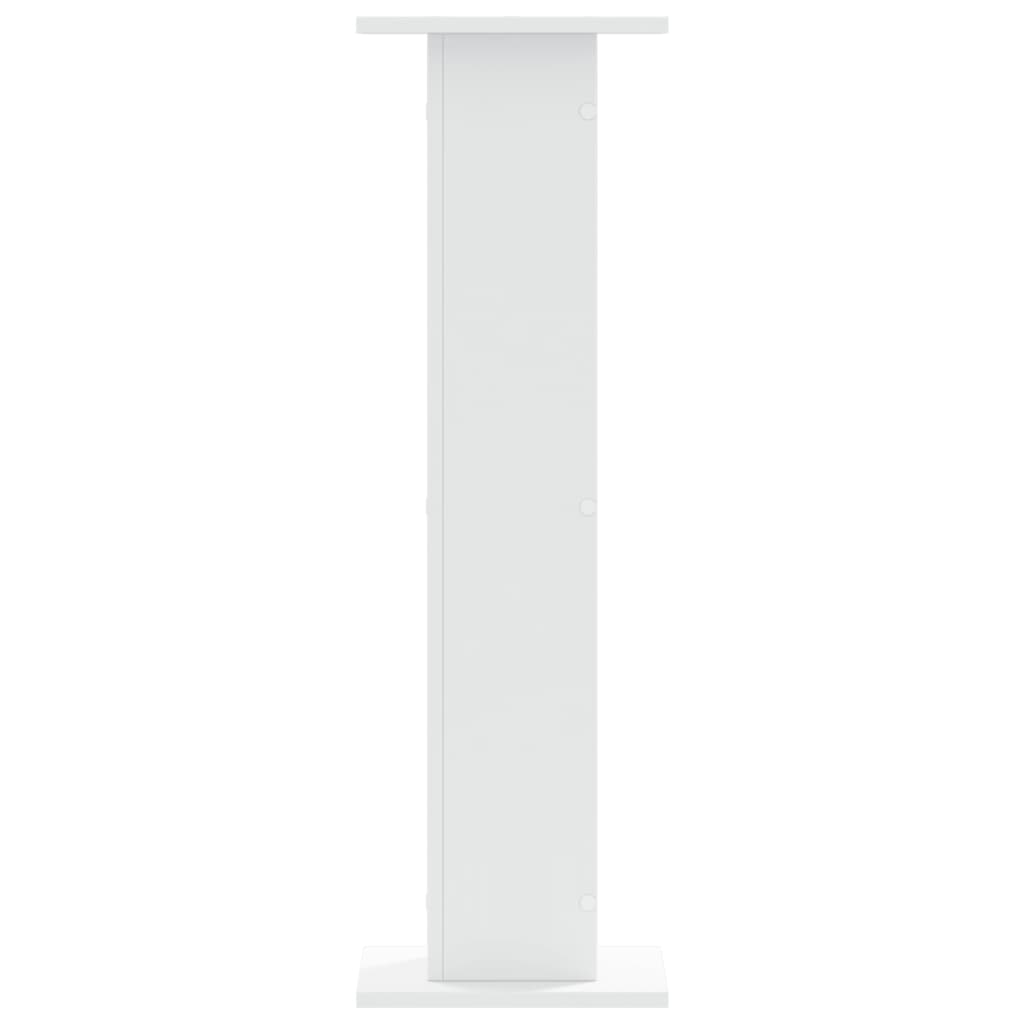 Stovai augalams, 2vnt., balti, 30x30x95cm, apdirbta mediena Stovai augalams, 2vnt., balti, 30x30x95cm, apdirbta mediena - Image 5
