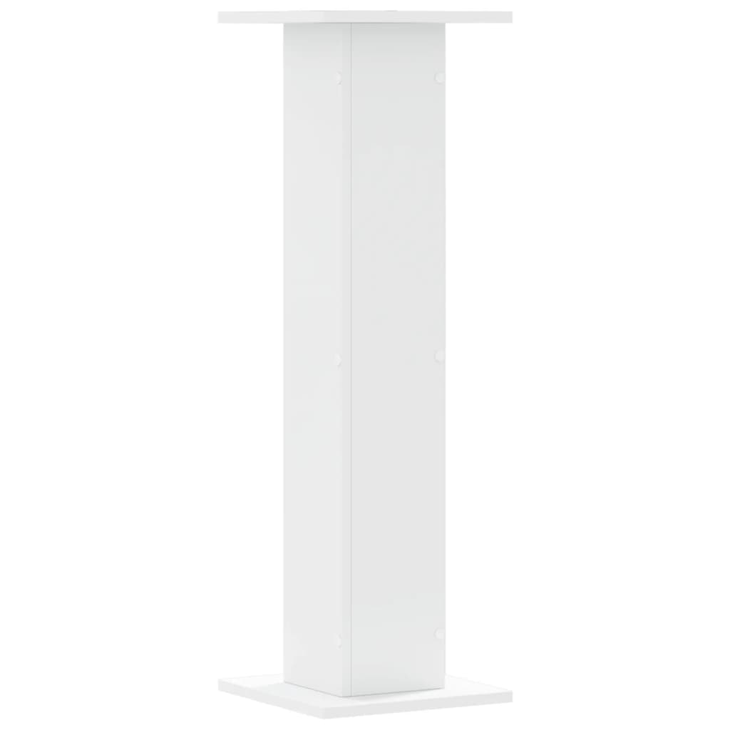 Stovai augalams, 2vnt., balti, 30x30x95cm, apdirbta mediena Stovai augalams, 2vnt., balti, 30x30x95cm, apdirbta mediena - Image 6
