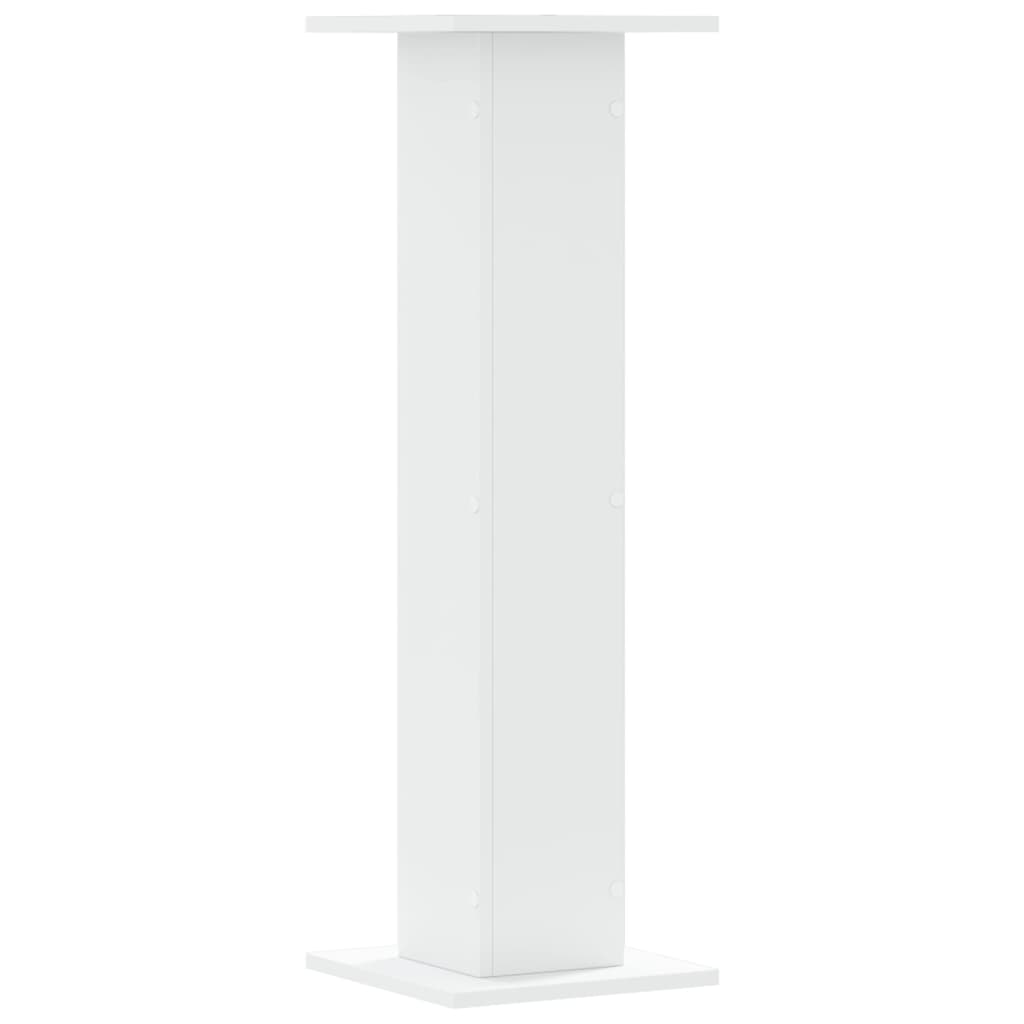Stovai augalams, 2vnt., balti, 30x30x95cm, apdirbta mediena Stovai augalams, 2vnt., balti, 30x30x95cm, apdirbta mediena - Image 7