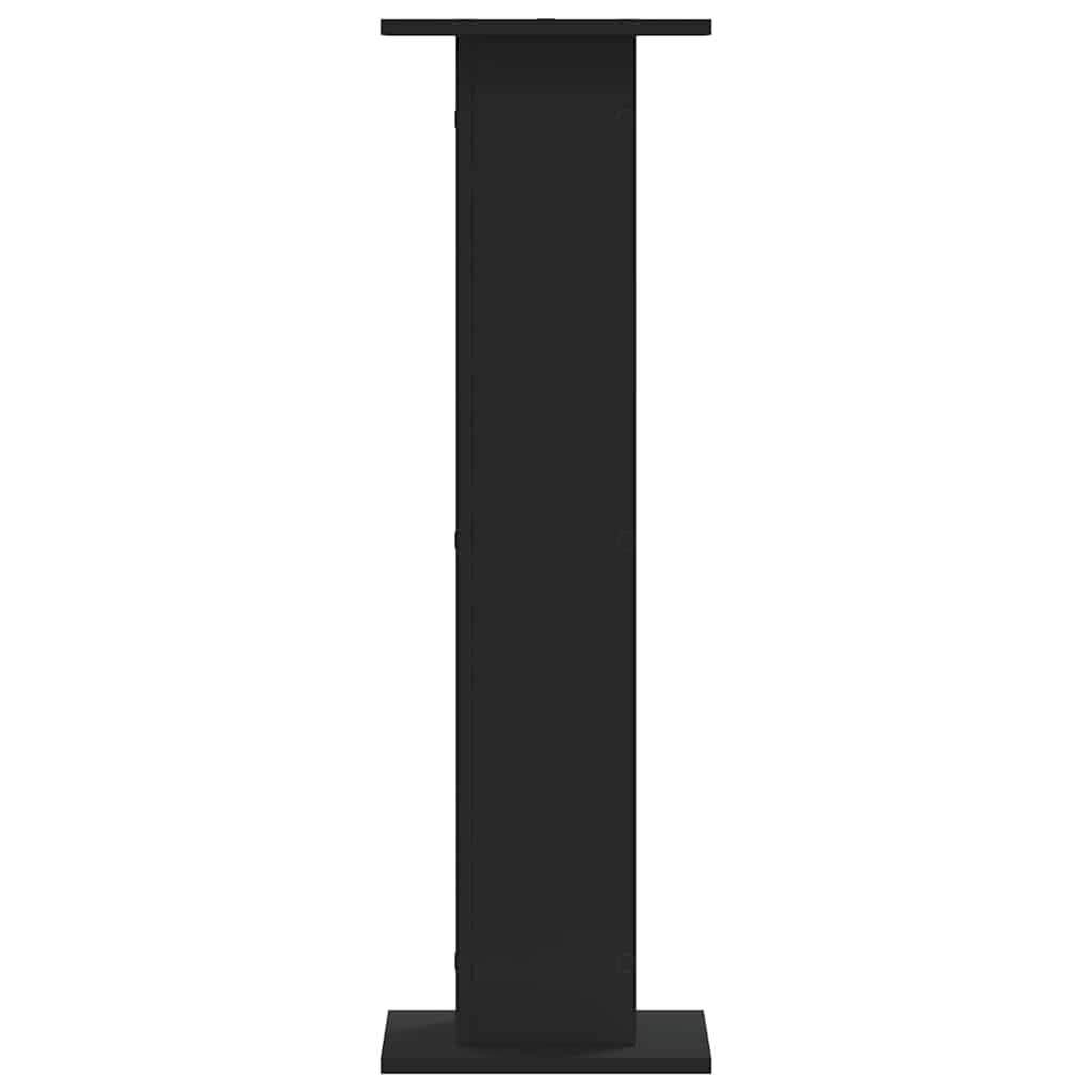 Stovai augalams, 2vnt., juodi, 30x30x95cm, apdirbta mediena Stovai augalams, 2vnt., juodi, 30x30x95cm, apdirbta mediena - Image 8
