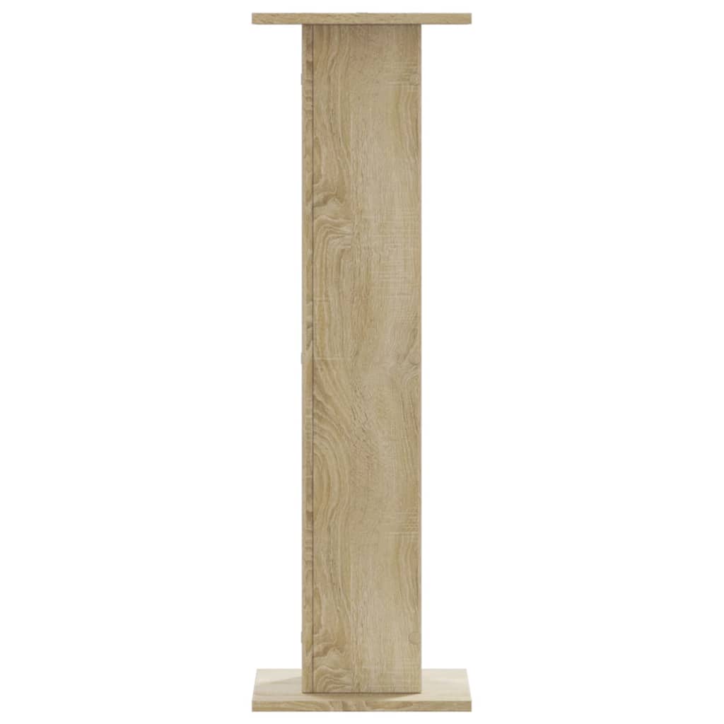 Stovai augalams, 2vnt., ąžuolo, 30x30x95cm, apdirbta mediena Stovai augalams, 2vnt., ąžuolo, 30x30x95cm, apdirbta mediena - Image 5
