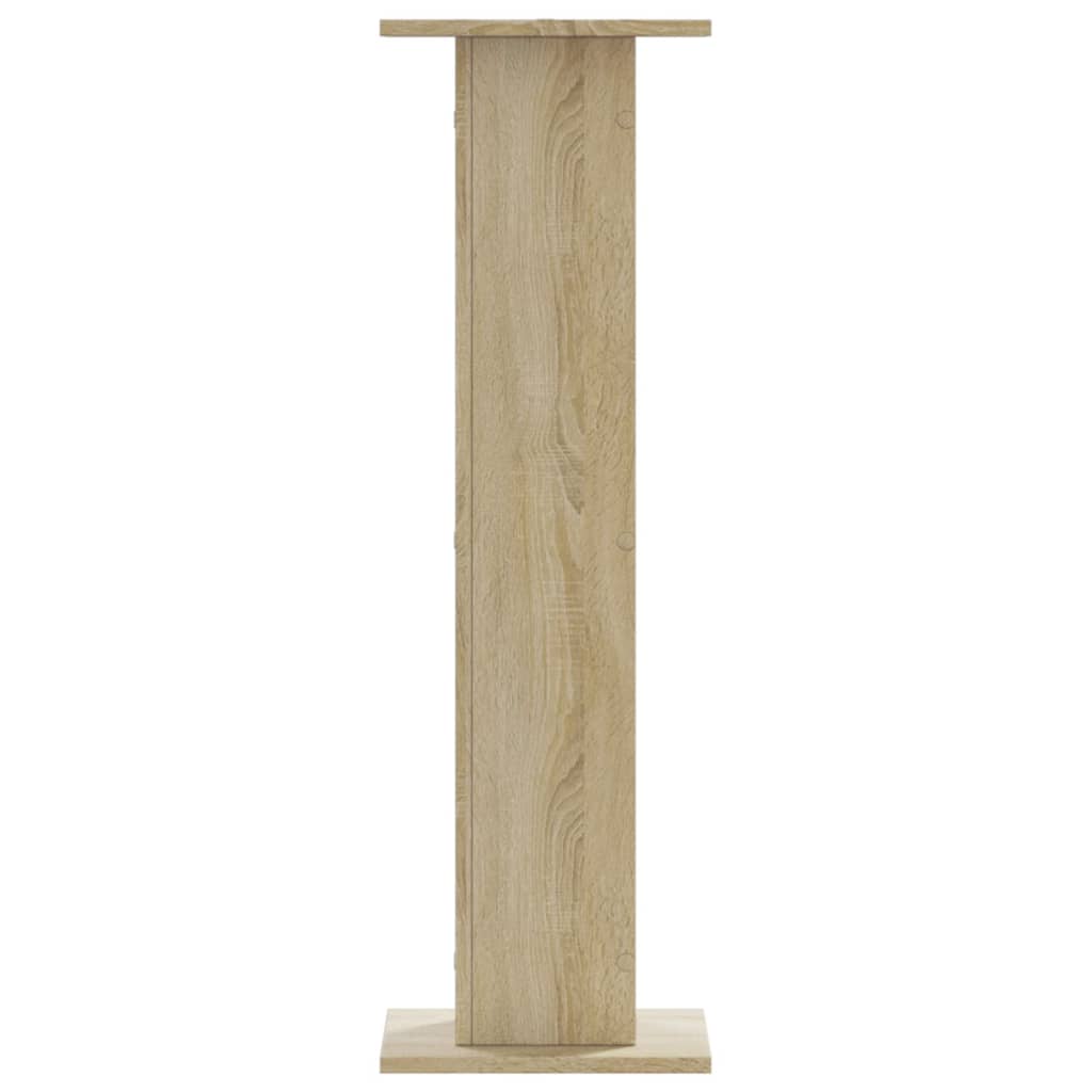 Stovai augalams, 2vnt., ąžuolo, 30x30x95cm, apdirbta mediena Stovai augalams, 2vnt., ąžuolo, 30x30x95cm, apdirbta mediena - Image 8