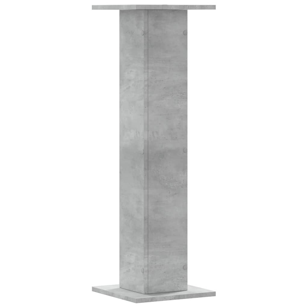 Stovai augalams, 2vnt., betono, 30x30x95cm, apdirbta mediena Stovai augalams, 2vnt., betono, 30x30x95cm, apdirbta mediena - Image 6