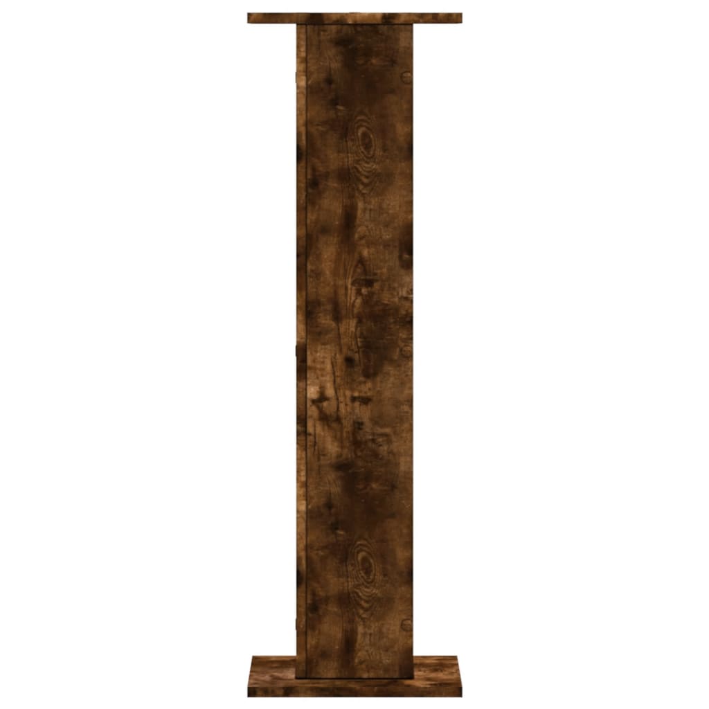 Stovai augalams, 2vnt., dūminiai, 30x30x95cm, apdirbta mediena Stovai augalams, 2vnt., dūminiai, 30x30x95cm, apdirbta mediena - Image 5