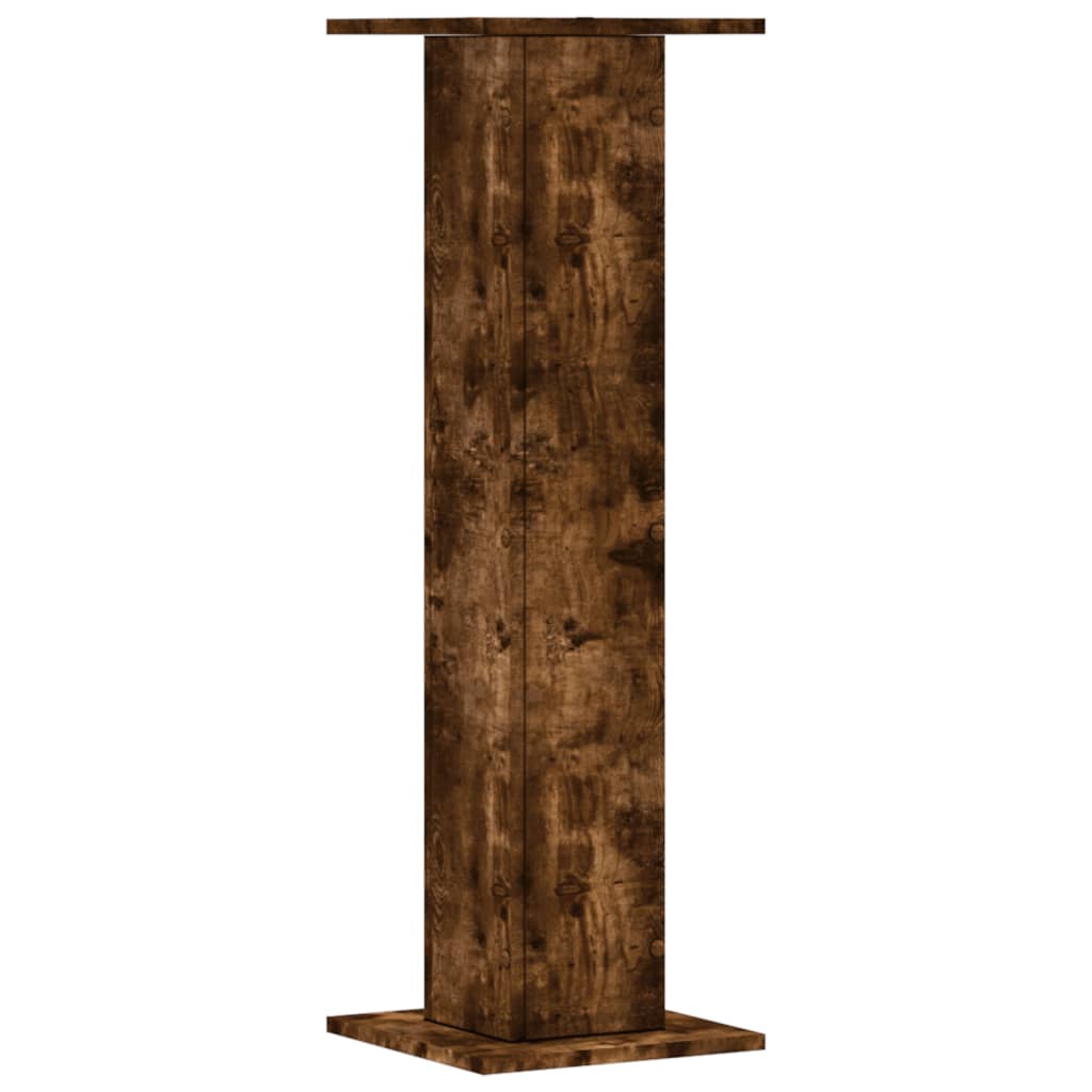 Stovai augalams, 2vnt., dūminiai, 30x30x95cm, apdirbta mediena Stovai augalams, 2vnt., dūminiai, 30x30x95cm, apdirbta mediena - Image 6