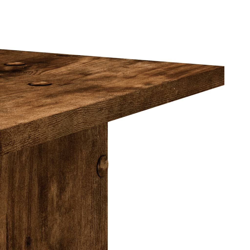 Stovai augalams, 2vnt., dūminiai, 30x30x95cm, apdirbta mediena Stovai augalams, 2vnt., dūminiai, 30x30x95cm, apdirbta mediena - Image 9