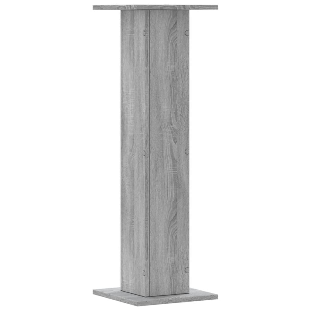 Stovai augalams, 2vnt., pilki ąžuolo, 30x30x95cm, mediena Stovai augalams, 2vnt., pilki ąžuolo, 30x30x95cm, mediena - Image 5