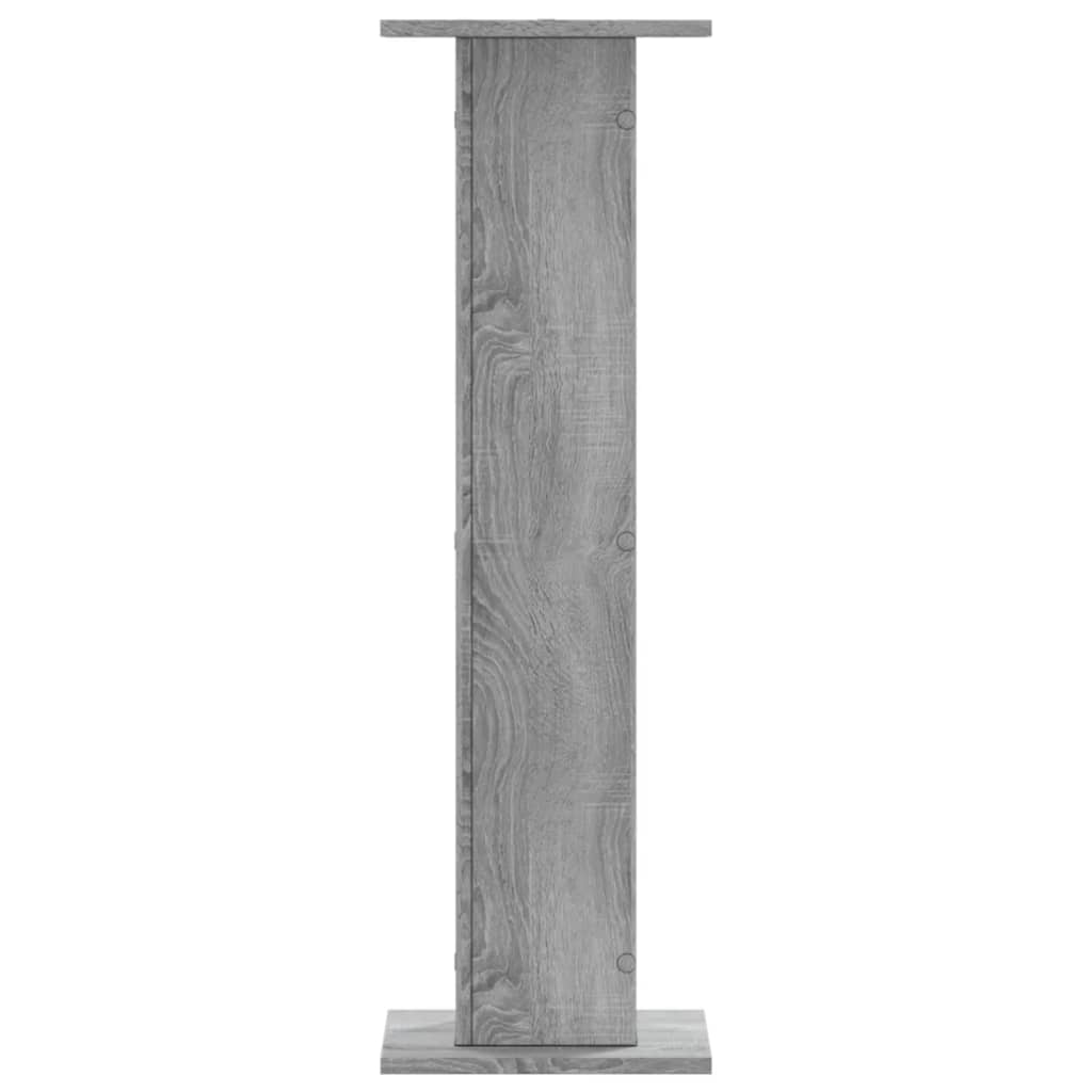 Stovai augalams, 2vnt., pilki ąžuolo, 30x30x95cm, mediena Stovai augalams, 2vnt., pilki ąžuolo, 30x30x95cm, mediena - Image 6