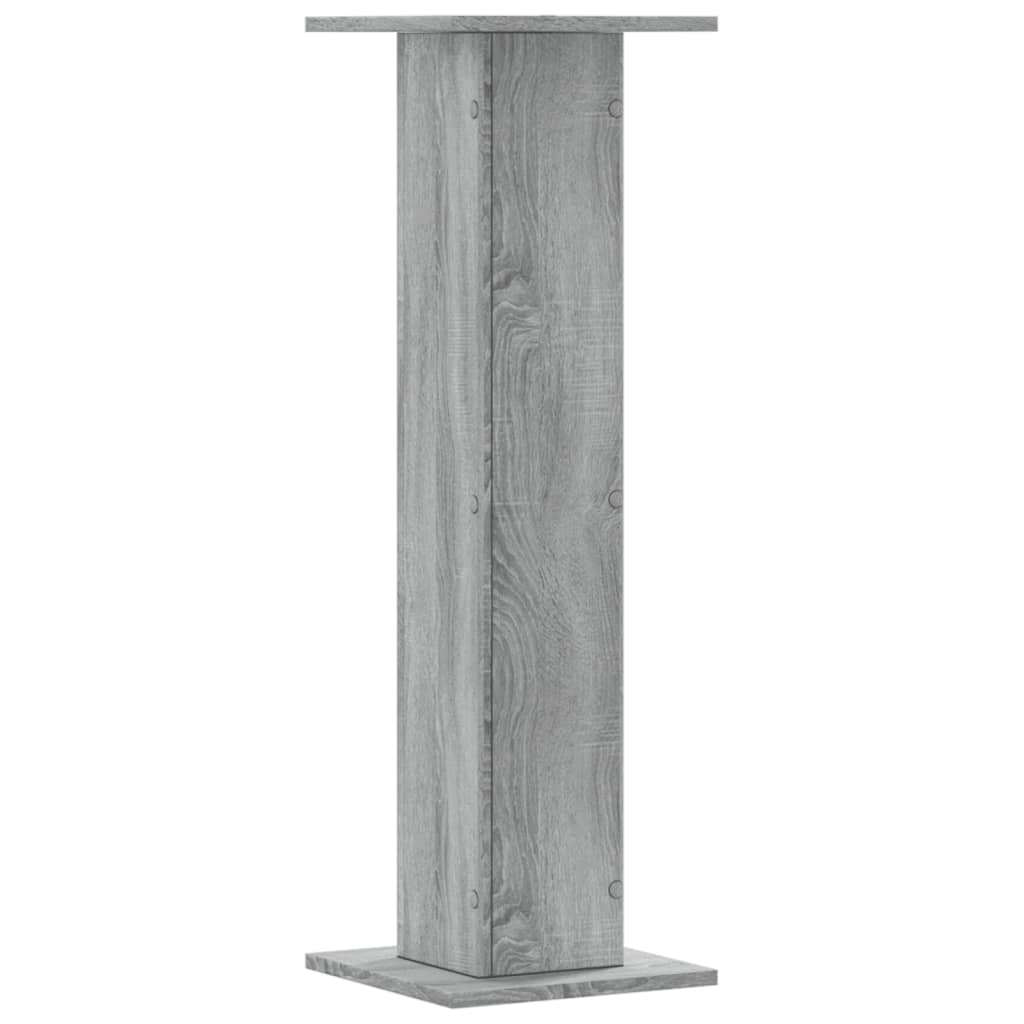Stovai augalams, 2vnt., pilki ąžuolo, 30x30x95cm, mediena Stovai augalams, 2vnt., pilki ąžuolo, 30x30x95cm, mediena - Image 7